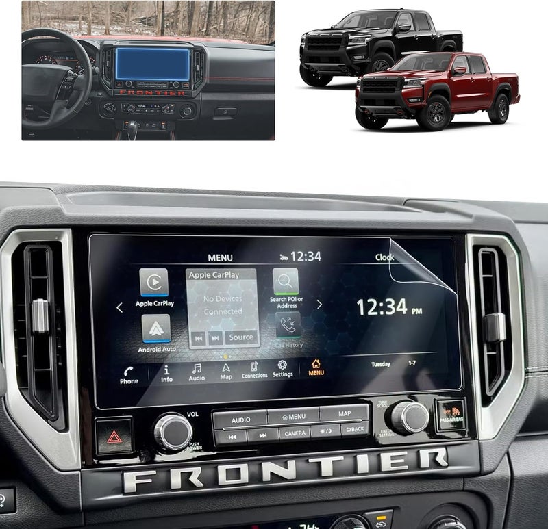 BSTW (2-Pack) for 2025 Nissan Frontier Screen Protector for 2025 2026 Frontier Pro-4X/Pro-X/SL/SV 12.3" Display for Frontier Truck Accessories Soft Nano Protective Film (Frontier 12.3-In Nano 2PCS) - Image 2